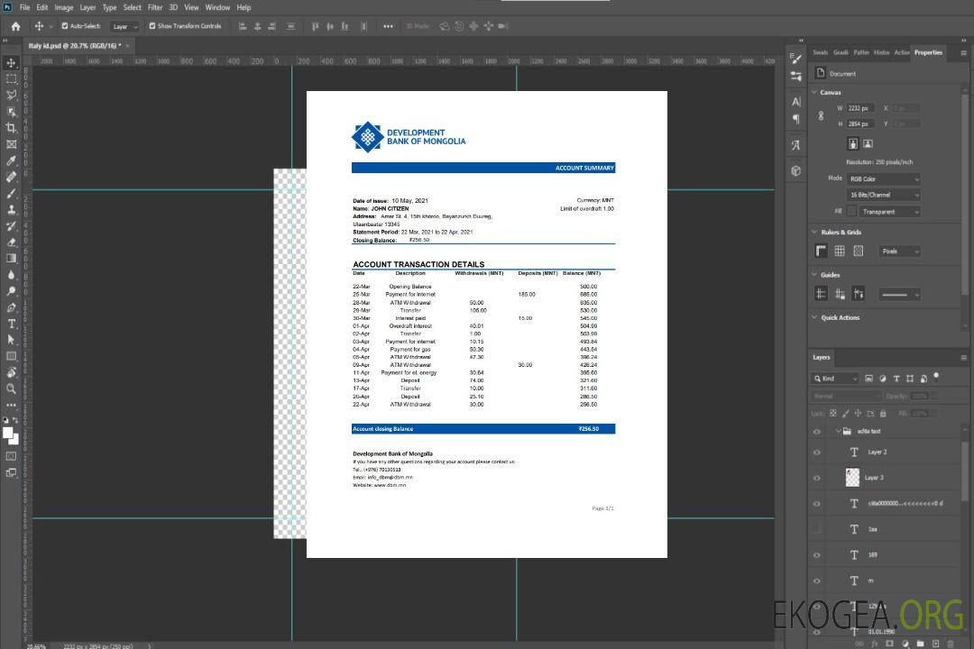 Banque de développement de Mongolie Excel pdf template Banque de développement de Mongolie Excel pdf template